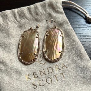Kendra Scott Elle Earrings Bronze Mother of Pearl